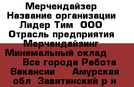 Мерчендайзер › Название организации ­ Лидер Тим, ООО › Отрасль предприятия ­ Мерчендайзинг › Минимальный оклад ­ 6 000 - Все города Работа » Вакансии   . Амурская обл.,Завитинский р-н